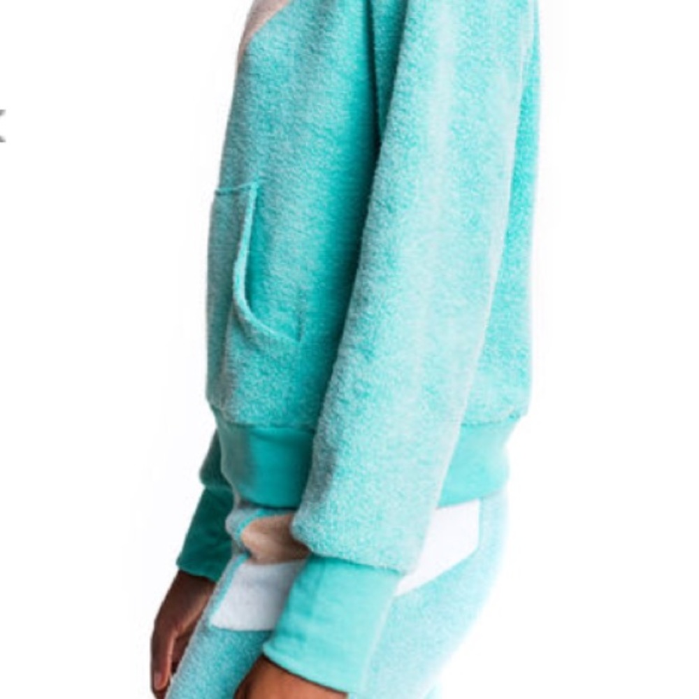 WILDFOX Blocked Soto Warmup 3/4 Zip Pullover - Picture 6 of 7